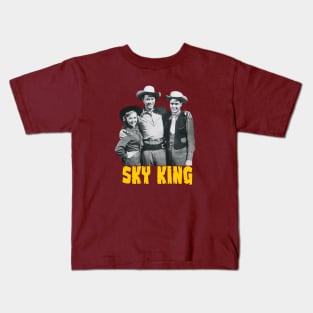 Sky King - Group - 50s/60s Tv Show Kids T-Shirt